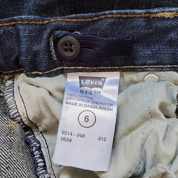 Levi's 514 Slim Straight Jeans, Boys, Size 6 - Picture 11 of 11